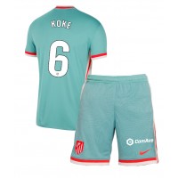 Atletico Madrid Koke #6 Replica Away Minikit 2024-25 Short Sleeve (+ pants)